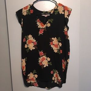 Loft Floral Blouse Size Small